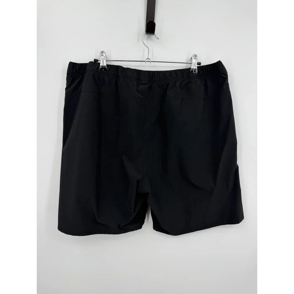The North Face Wander Shorts Mens XXL Black Elastic Waist Active Hiking NF0A535Q